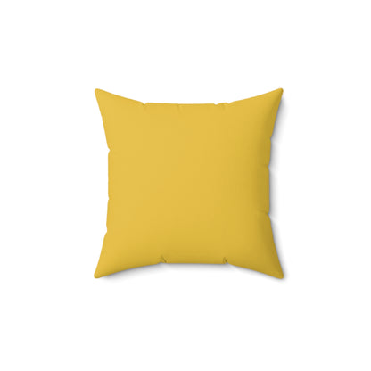 Almohada navideña con trineo de renos azules encantados