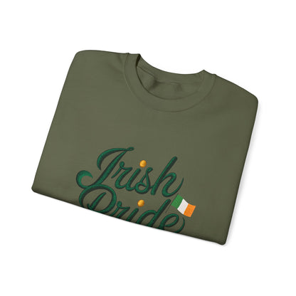 Gildan 18000 Unisex Heavy Blend™ Crewneck Sweatshirt - Irish Pride St. Patrick’s Day Design