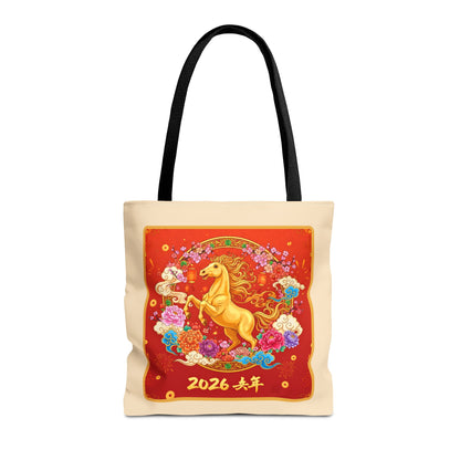 2026 Year of the Horse Lunar New Year Tote Bag (v1)