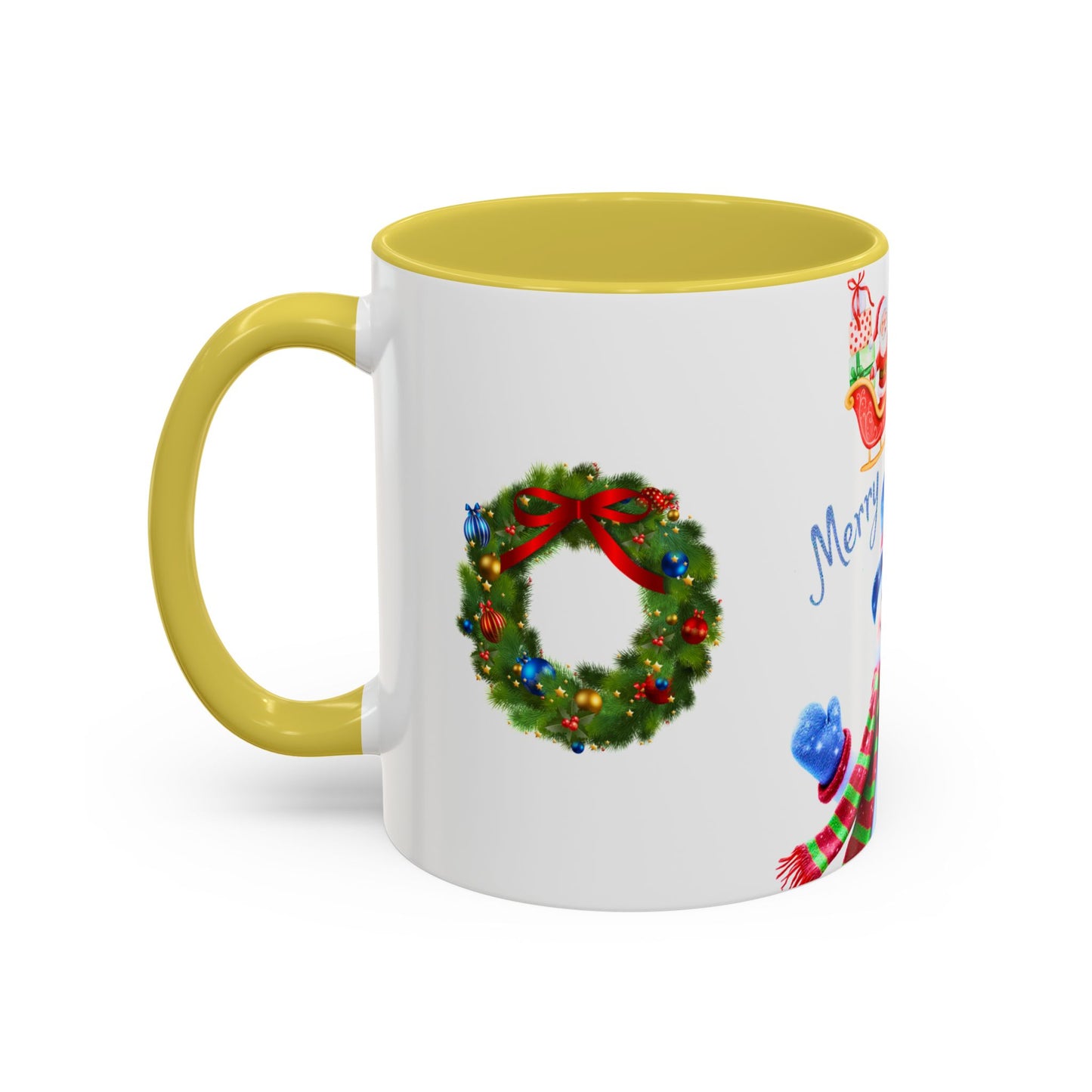 Merry Wishes Snowman Mug