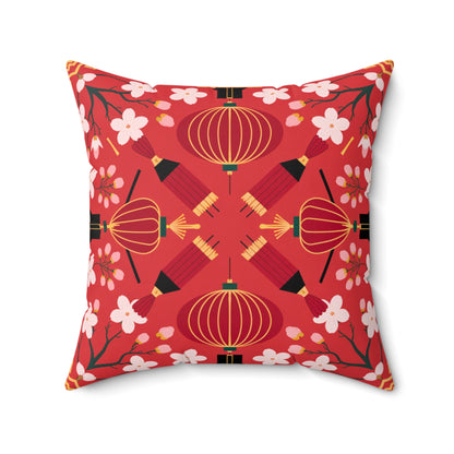 Chinese New Year Throw Pillow (v8)