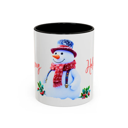 Merry Holidays Snowman Mug (v2)