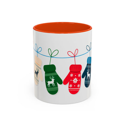 Winter Mittens Wraparound Mug
