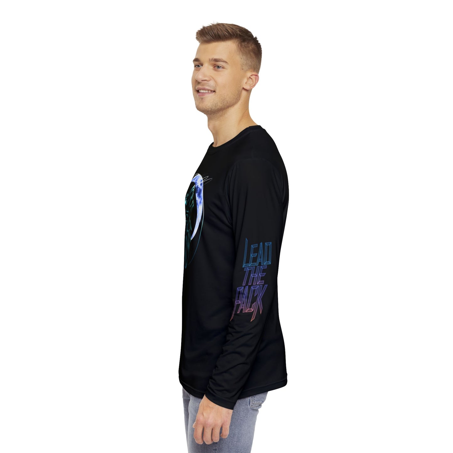 Men's Long Sleeve T-Shirt - Alpha Wolf