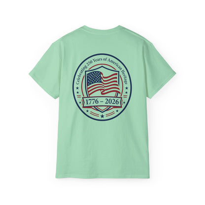 USA 250 1776–2026 Patriotic Anniversary T-Shirt