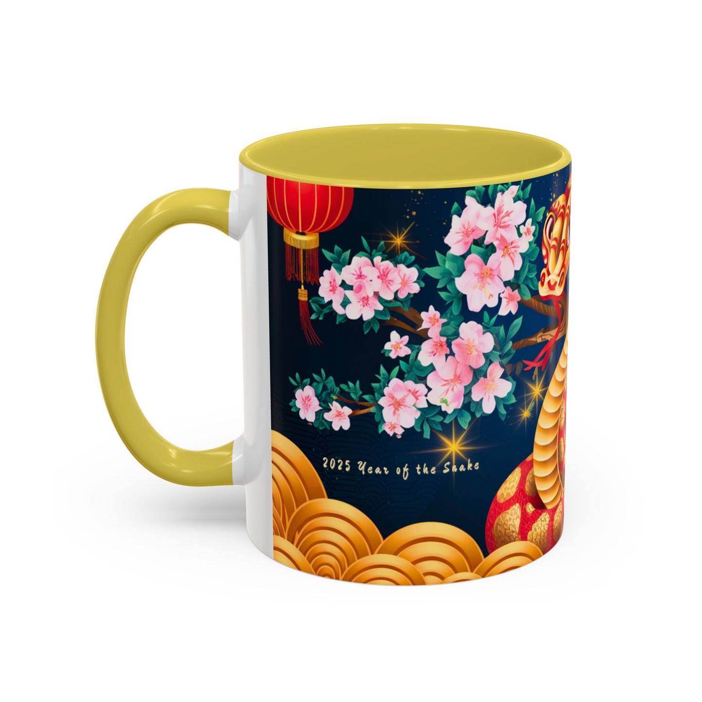 2025 Year of the Snake Chinese New Year Colorful Mug, 11oz (v4)