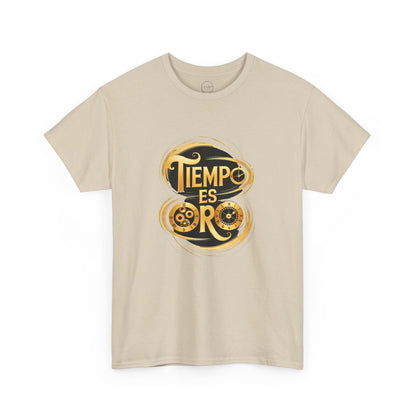 Gildan · 5000 Unisex Tee - Tiempo Es Oro – Stylish Motivational Design