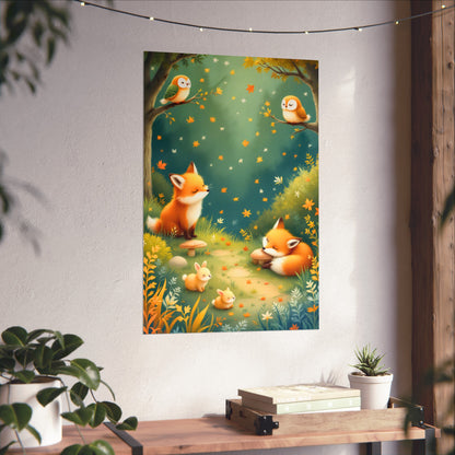 Autumn Forest Friends - Cozy Woodland Animals