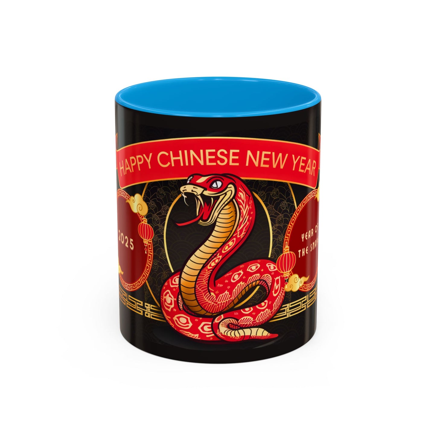 2025 Year of the Snake Chinese New Year Colorful Mug, 11oz (v3)