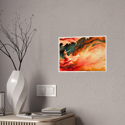 Jazz-Inspired Glossy Poster Art | Flamenco Dream