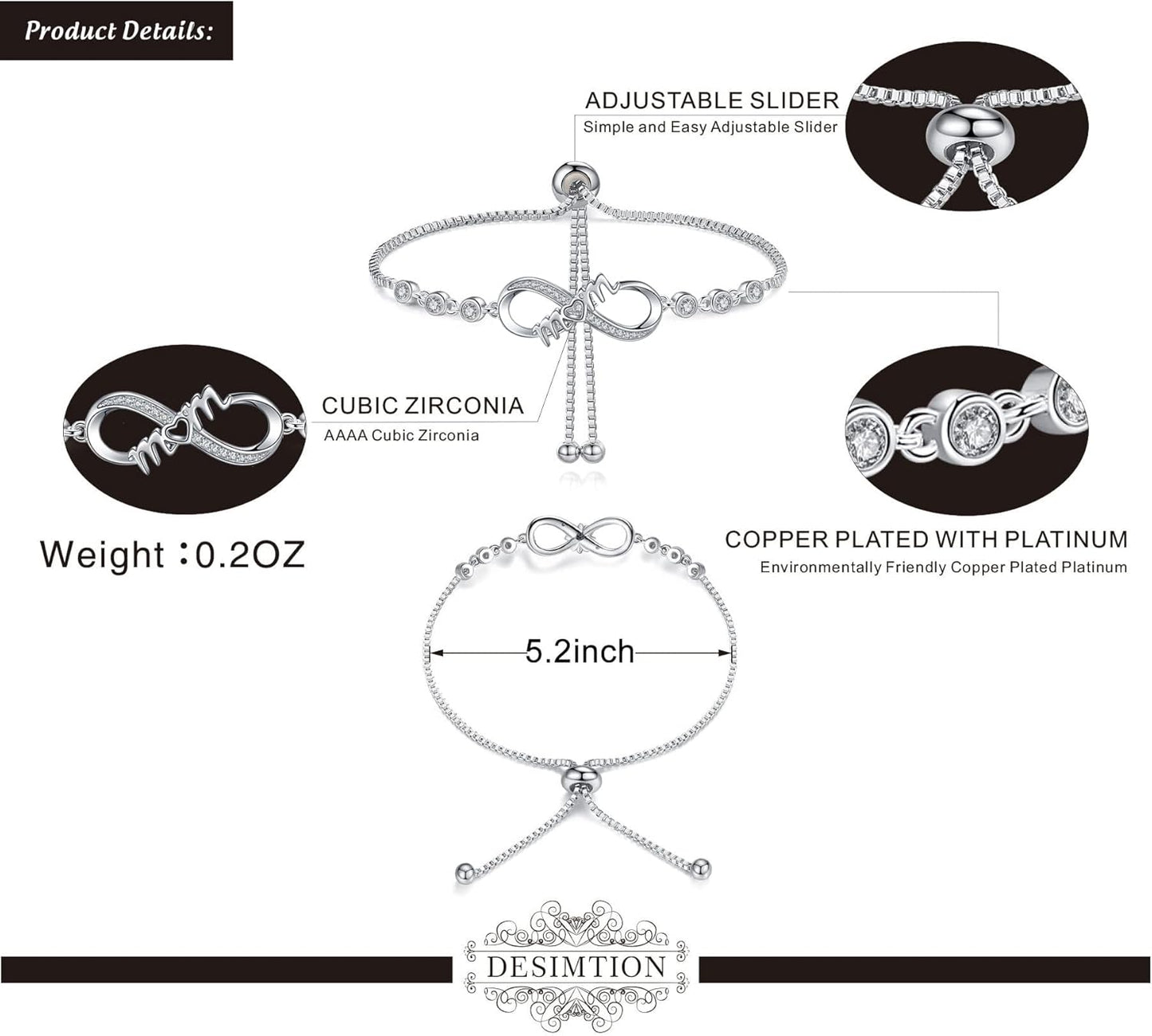 💖 Infinity Love Bracelet | A Meaningful Gift for Mom