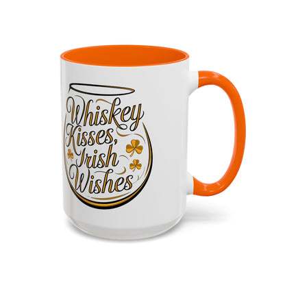Whiskey Kisses, Irish Wishes – St. Patrick’s Day Mug (11oz, 15oz)