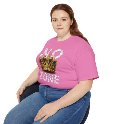 NO KINGS ZONE Graphic Tee | Streetwear T-Shirt with Royal Crown Design