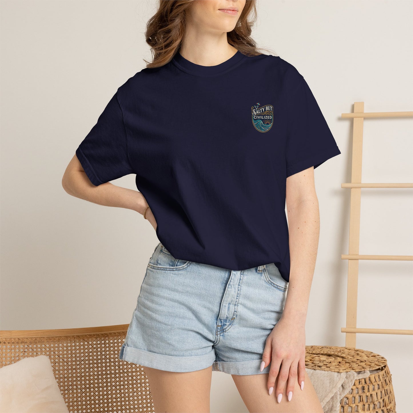 Salty But Civilized Coastal Graphic Tee