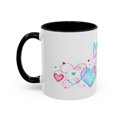 Mon amour/Pour toujours Valentine's Day Mug Set– Romantic French Gift for Couples [1 of 2] (11oz, 15oz)