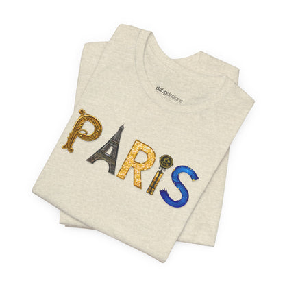 Paris Typography T-Shirt