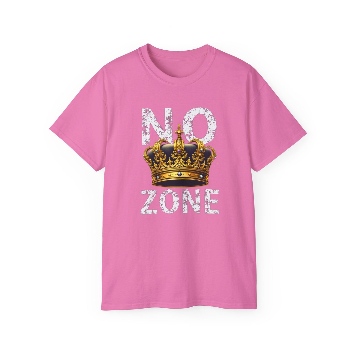 NO KINGS ZONE Graphic Tee | Streetwear T-Shirt with Royal Crown Design