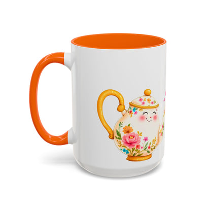 You're My Perfect Blend - Floral Accent Ceramic Mug (11oz, 15oz)