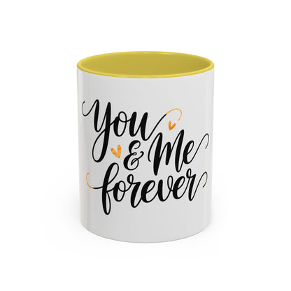 You & Me Forever Valentine's Day Mug – Minimalist Romantic Gift for Love & Romance (11oz)