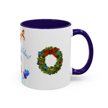 Merry Wishes Snowman Mug