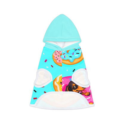 Dachshund Donut Delight AOP Pet Hoodie – Fun & Playful Dog Outfit