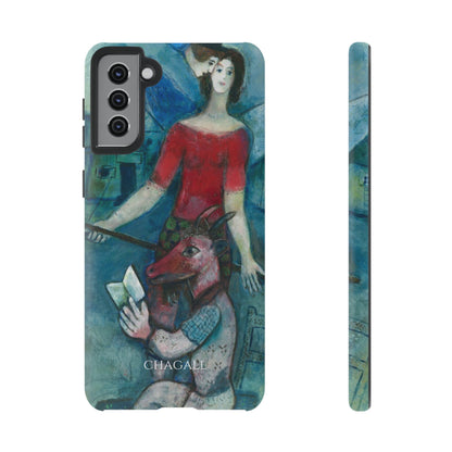 Tough Phone Case for iPhone, Samsung and Google Pixel - Chagall, The Angel and the Reader (1930)