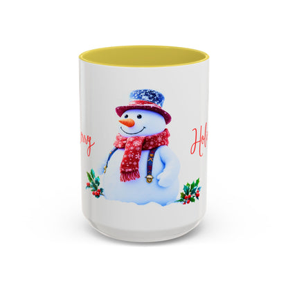 Merry Holidays Snowman Mug (v2)