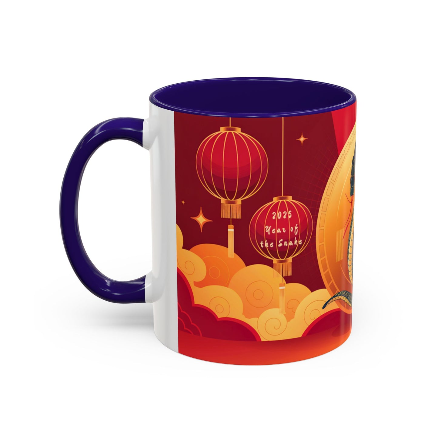 2025 Year of the Snake Chinese New Year Colorful Mug, 11oz (v5)