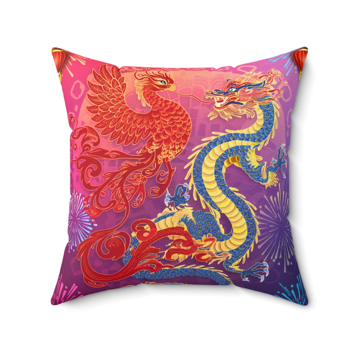 Chinese New Year Throw Pillow (v9)