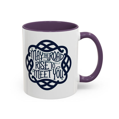 May the Road Rise to Meet You - Celtic Knot Design Mug (11oz, 15oz)