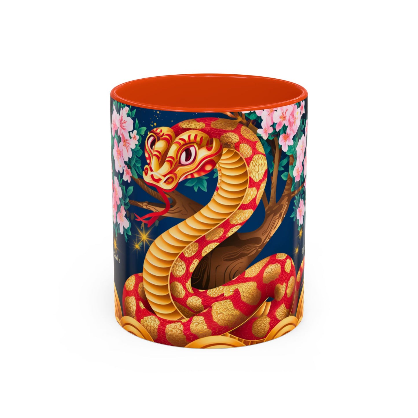 2025 Year of the Snake Chinese New Year Colorful Mug, 11oz (v4)