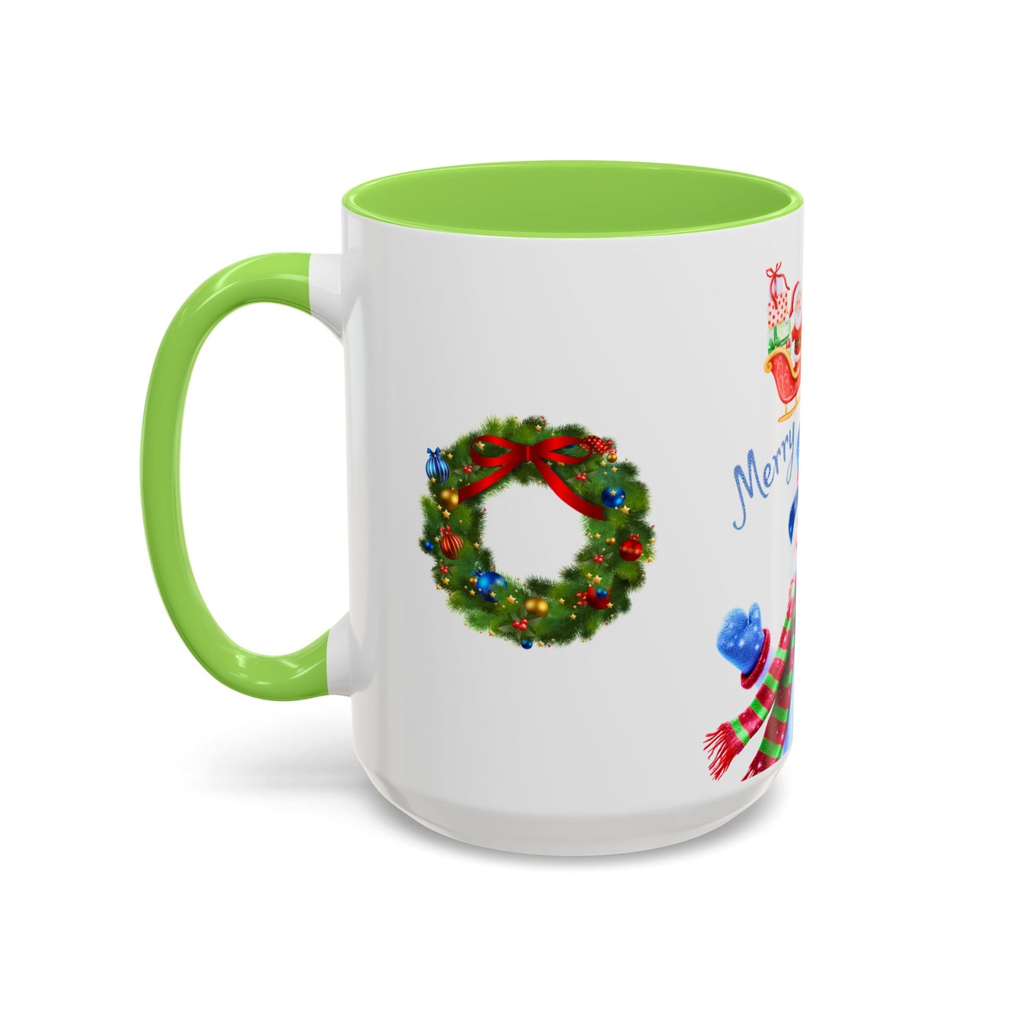 Merry Wishes Snowman Mug