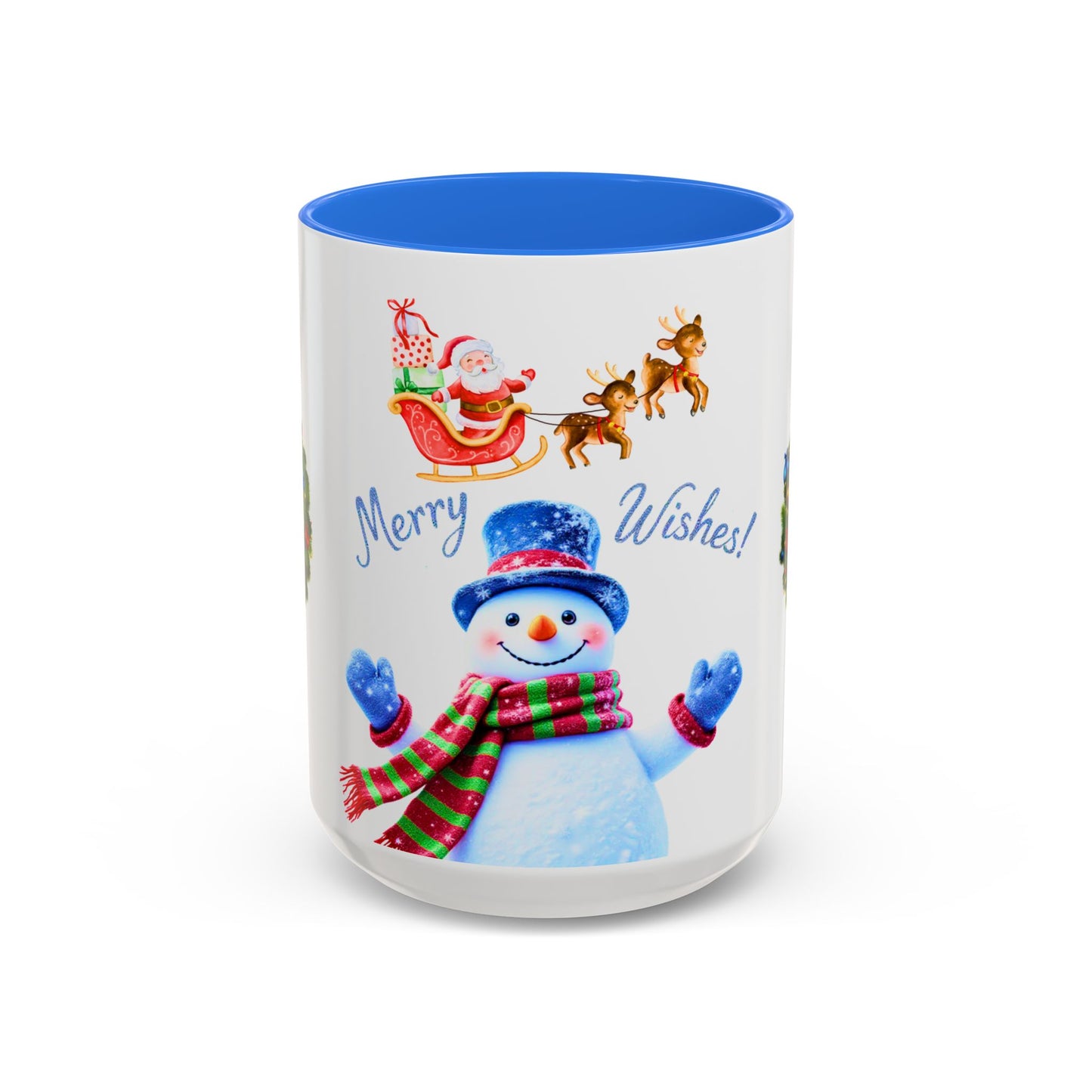 Merry Wishes Snowman Mug