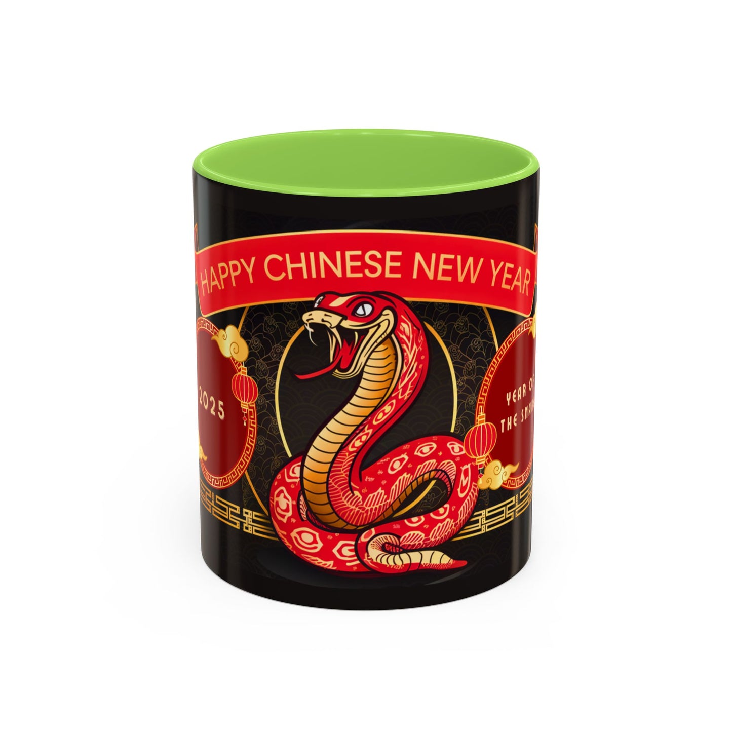 2025 Year of the Snake Chinese New Year Colorful Mug, 11oz (v3)