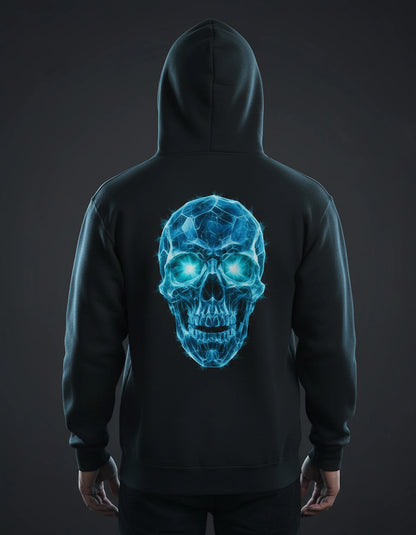 Winter’s Fury Crystal Skull Hoodie