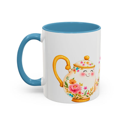 You're My Perfect Blend - Floral Accent Ceramic Mug (11oz, 15oz)