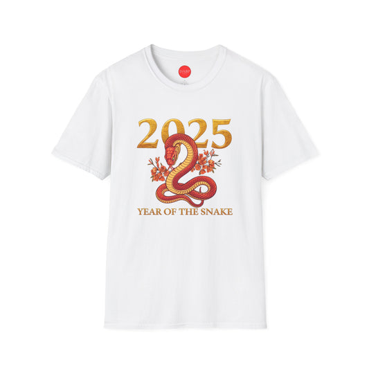 Gildan 64000 Unisex Softstyle Short-sleeve Tee | 2025 Year of the Snake Chinese New Year Design