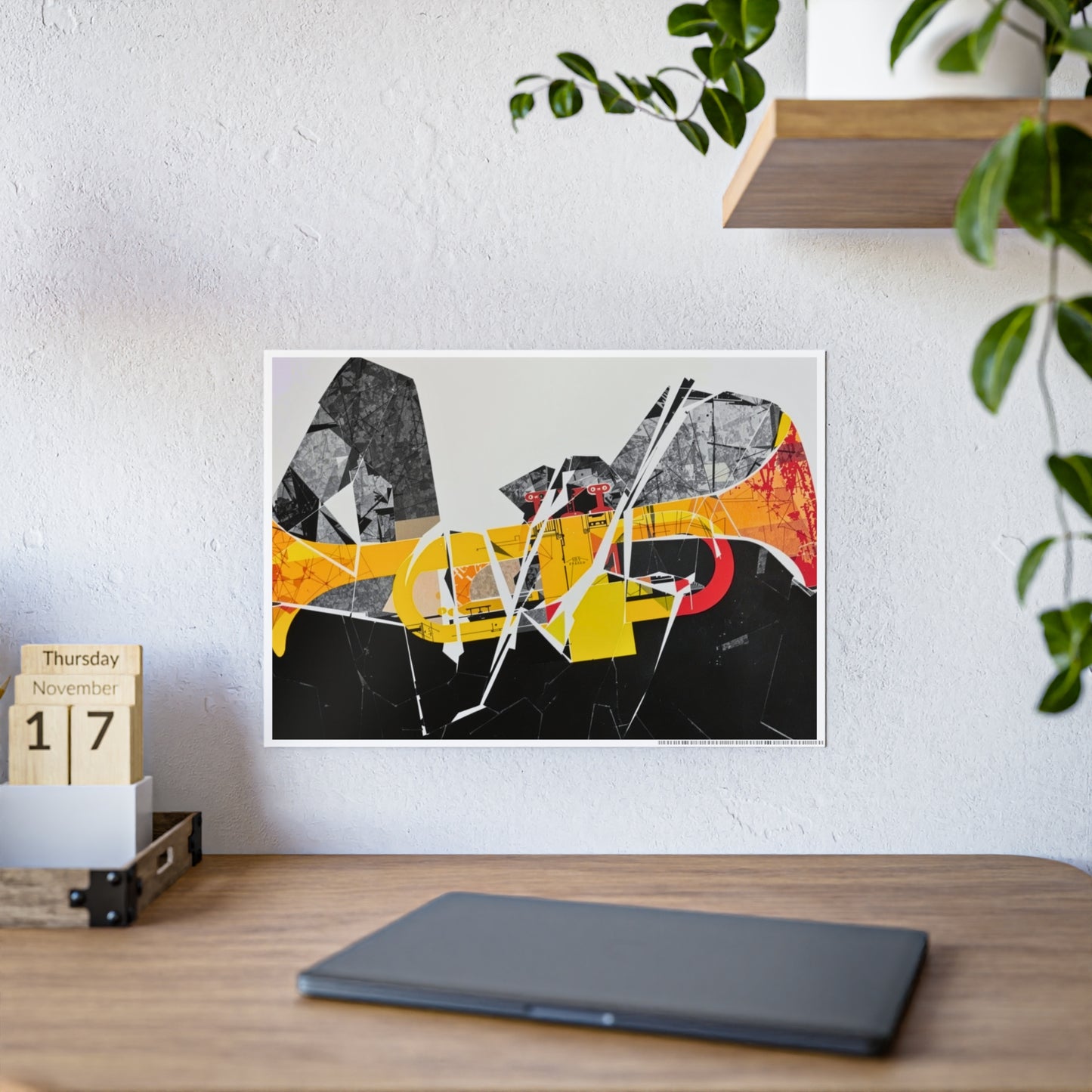 Jazz-Inspired Glossy Poster Art | Color Milestones