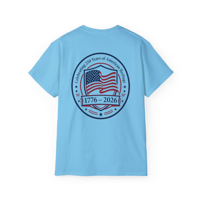 USA 250 1776–2026 Patriotic Anniversary T-Shirt