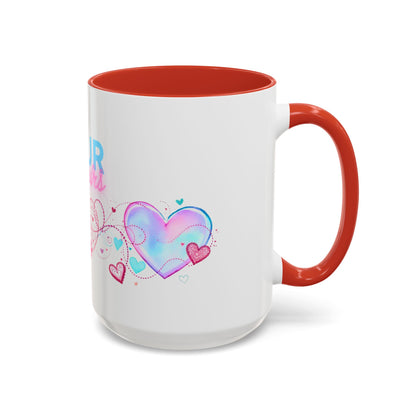 Pour toujours/Mon amour Valentine's Day Mug Set– Romantic French Gift for Couples [2 of 2] (11oz, 15oz)