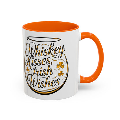 Whiskey Kisses, Irish Wishes – St. Patrick’s Day Mug (11oz, 15oz)