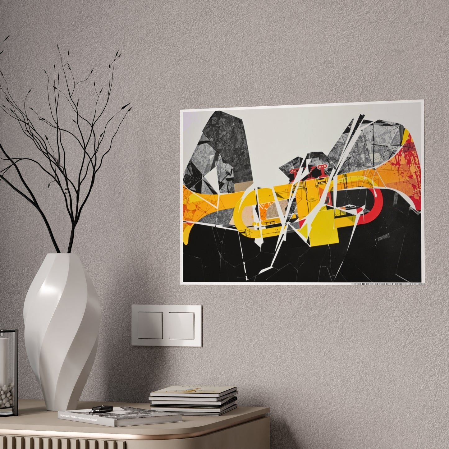 Jazz-Inspired Glossy Poster Art | Color Milestones
