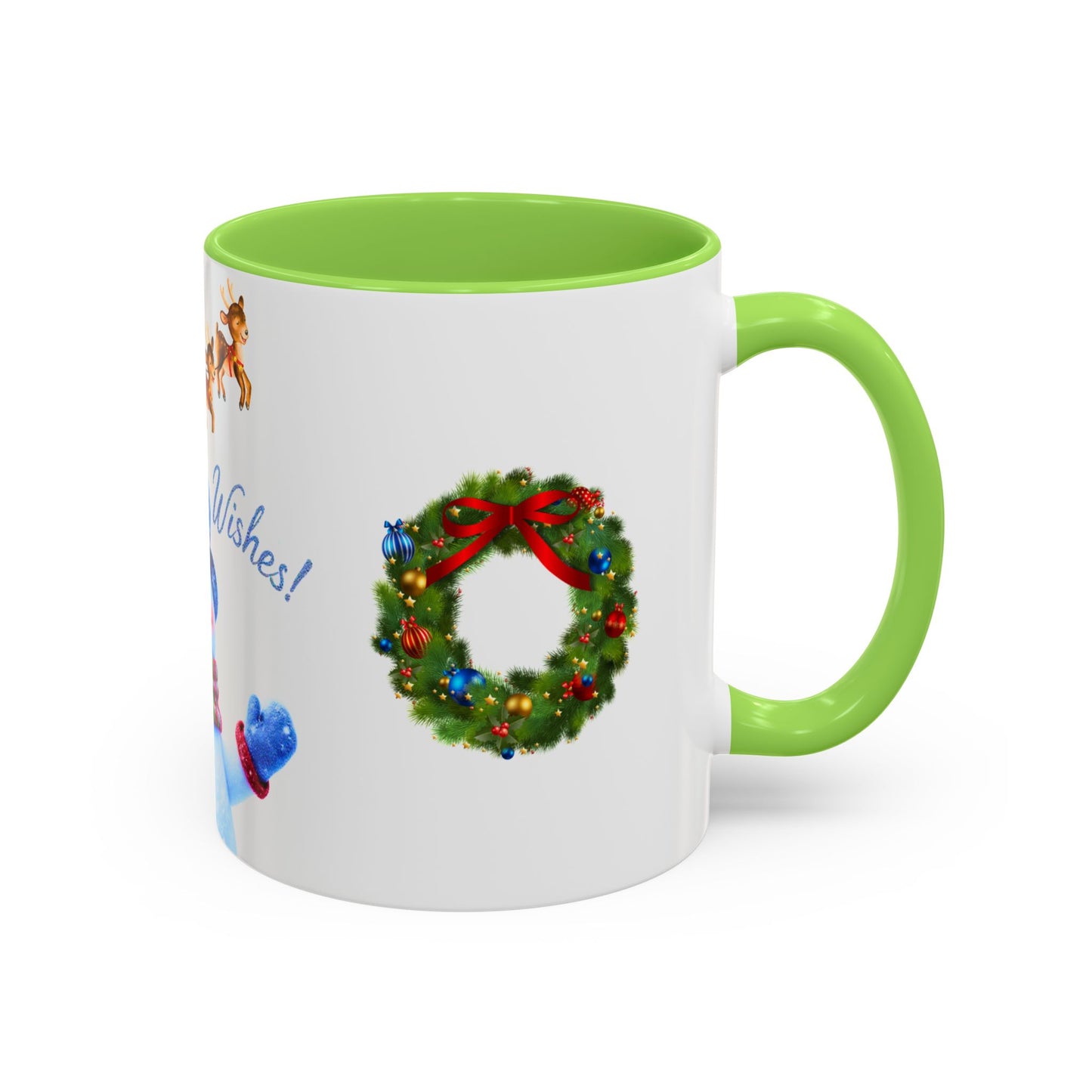 Merry Wishes Snowman Mug