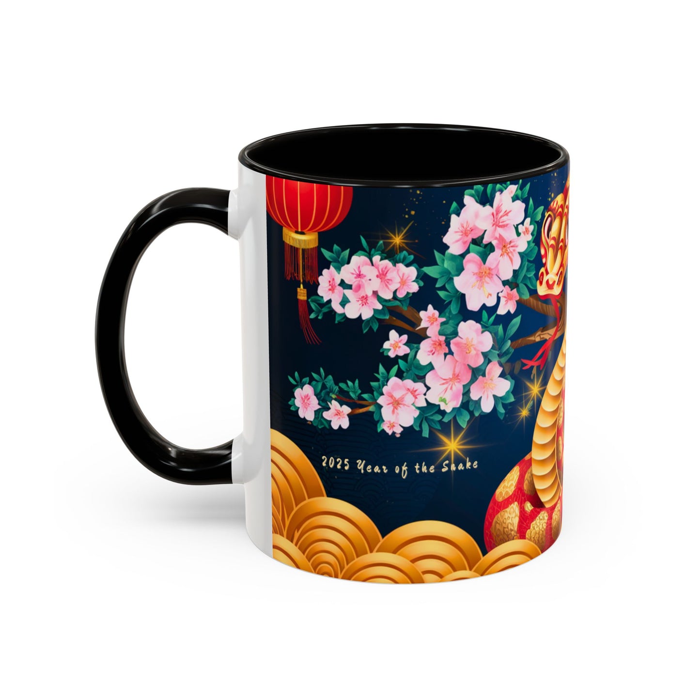 2025 Year of the Snake Chinese New Year Colorful Mug, 11oz (v4)