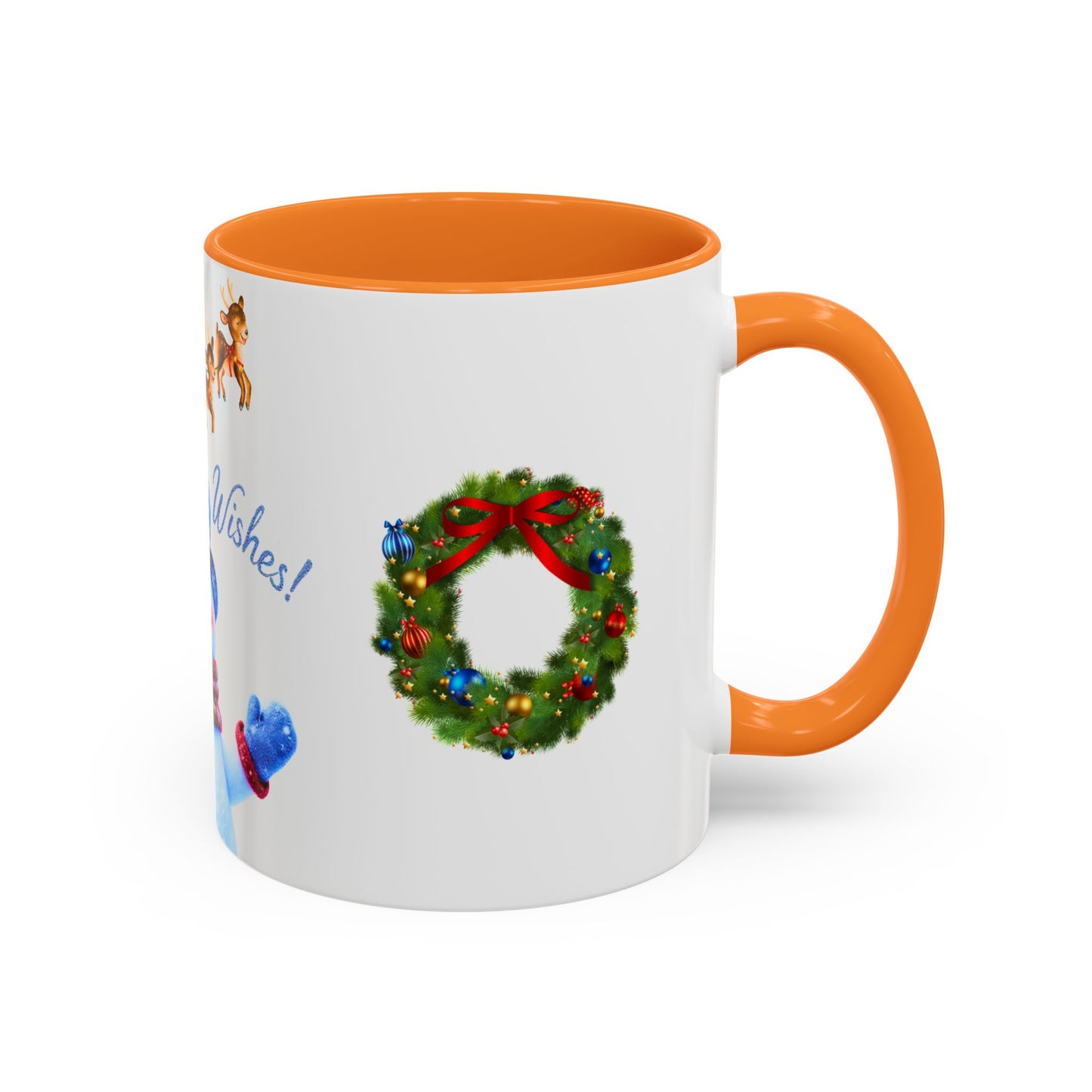 Merry Wishes Snowman Mug