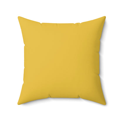 Almohada navideña con trineo de renos azules encantados