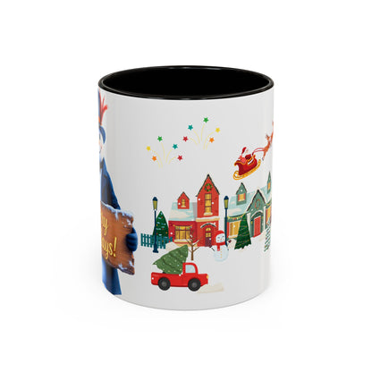 Merry Holidays Snowman Mug (v1)