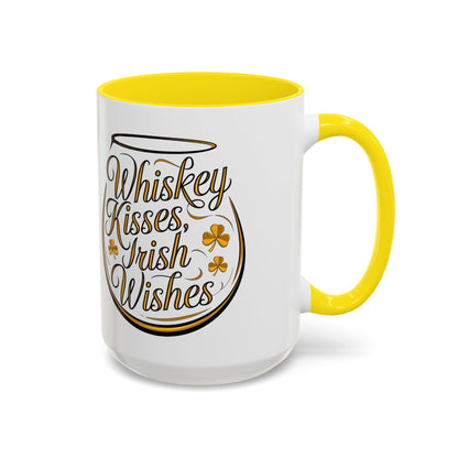 Whiskey Kisses, Irish Wishes – St. Patrick’s Day Mug (11oz, 15oz)