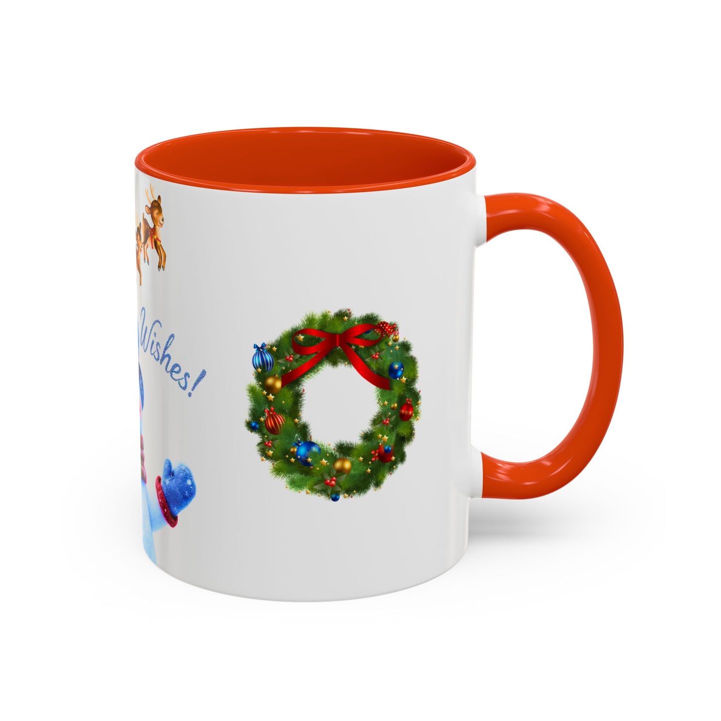 Merry Wishes Snowman Mug