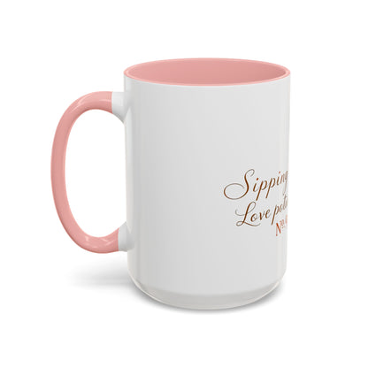 Sipping Love Potion No. 9 - Elegant Valentine Mug (11oz, 15oz)
